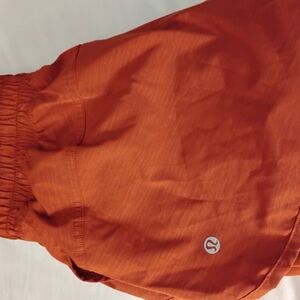 lululemon athletica Orange Athletic Shorts
